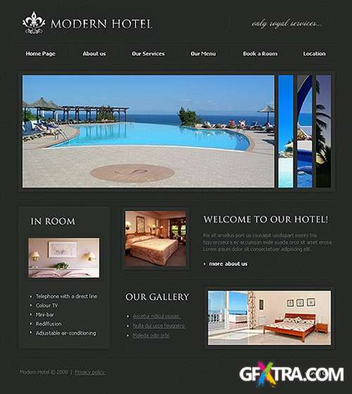 TemplateMonster - TM18889 - Flash Hotel Template