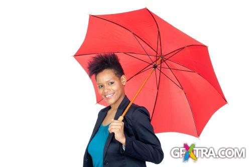 Women And Umbrella - Shutterstock 200xjpg