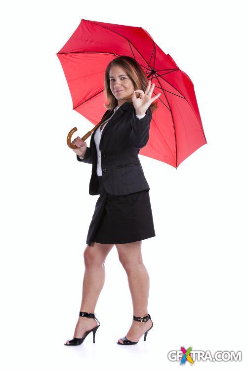 Women And Umbrella - Shutterstock 200xjpg