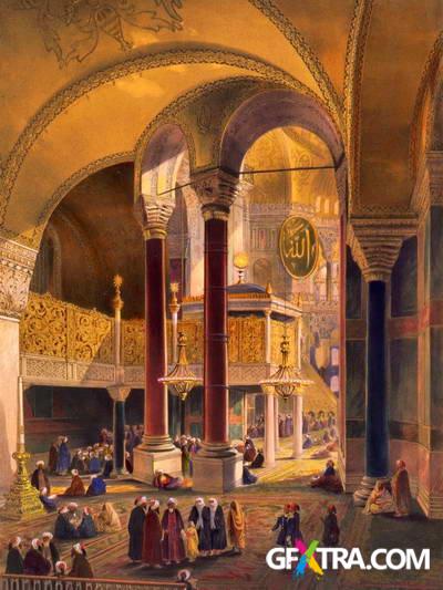 Hagia Sophia Paintings [1849, Istanbul] by Fossati Brothers