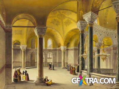 Hagia Sophia Paintings [1849, Istanbul] by Fossati Brothers