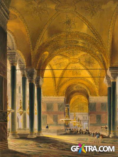 Hagia Sophia Paintings [1849, Istanbul] by Fossati Brothers