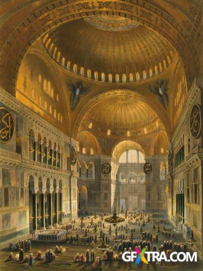 Hagia Sophia Paintings [1849, Istanbul] by Fossati Brothers