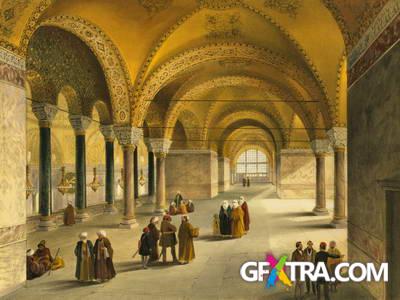 Hagia Sophia Paintings [1849, Istanbul] by Fossati Brothers