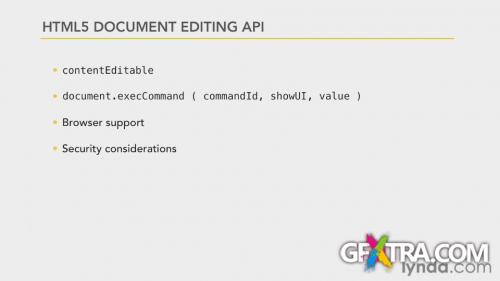 [lynda.com] HTML5: Document Editing in Depth