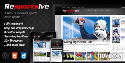 ThemeForest - Resportsive v1.04 - Responsive Sports News Theme