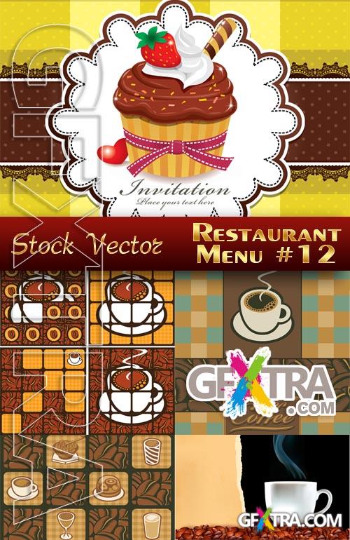 Restaurant menus #12 - Stock Vector