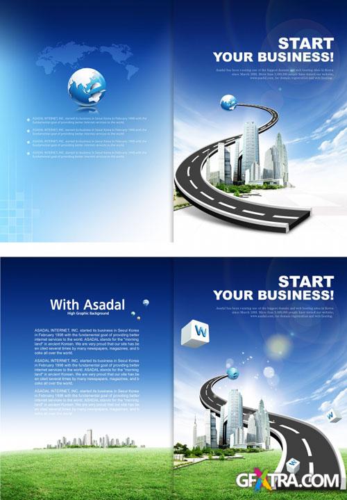 Business Brochure Cover - Asadal