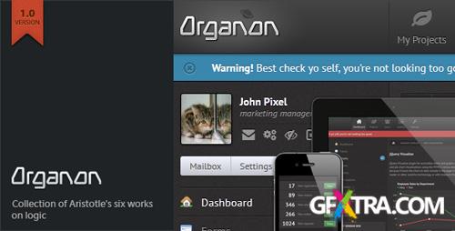 ThemeForest - Organon Responsive Admin Template