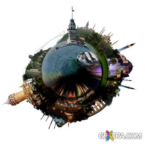 Mini Planet Collecion - Shutterstock 36xJPG