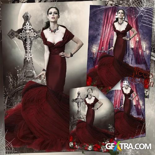 Gothic Female template - Queen of Vampires