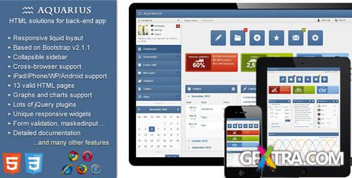 ThemeForest - Aquarius - responsive admin panel
