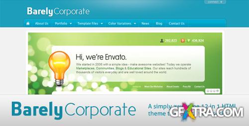 ThemeForest - Barely Corporate HTML Theme - 12 in 1