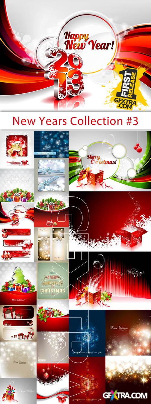 New Years Collection #3 - Vector Stock