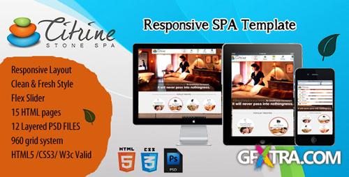 ThemeForest - CITRINE STONE SPA Responsive Template