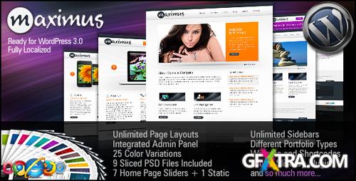 ThemeForest - Maximus v2.3 - Professional WordPress Theme