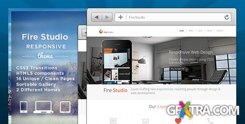 ThemeForest - Fire Studio Responsive WD