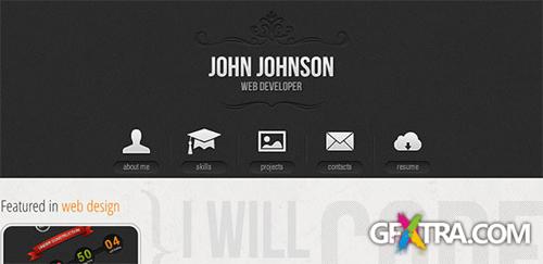 ThemeForest - Resume - single page portfolio/vcard theme