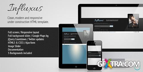 ThemeForest - Influxus - Responsive Under Construction Template