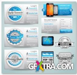 Website Design Elements #3 - 25 EPS Vector Stock