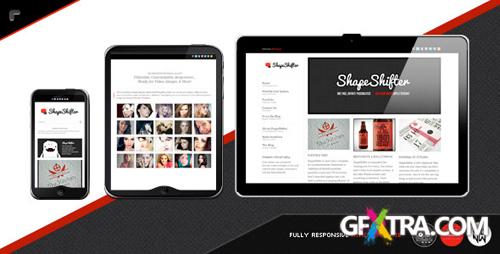 ThemeForest - ShapeShifter 2 : Responsive, One Page, HTML Pack