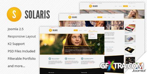 ThemeForest - Solaris v1.0.1 - Responsive Joomla 2.5 Template