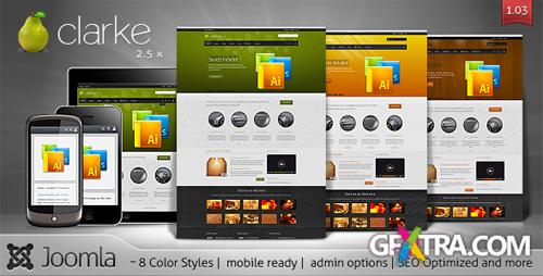 ThemeForest - Clarke v1.02 - Premium Creative Joomla 2.5 Template