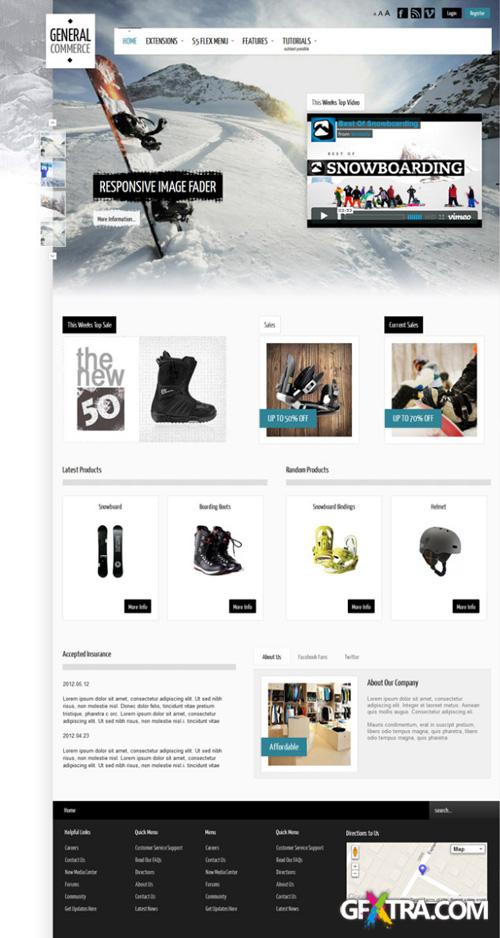 Shape5 - General Commerce - November 2012 Club Template for Joomla 2.5 - 3.0