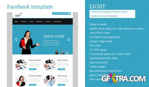 ThemeForest - Light - Facebook Business High Resolution Template