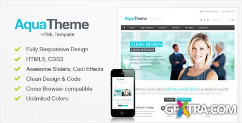 ThemeForest - Aqua - Responsive HTML Template