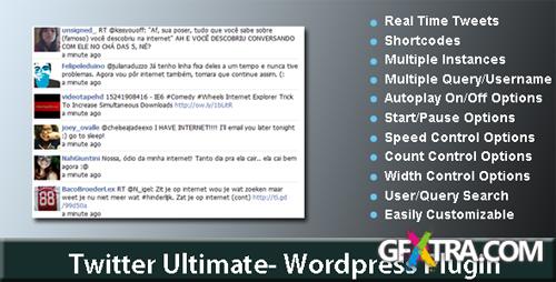 CodeCanyon - Twitter Ultimate-Wordpress Plugin