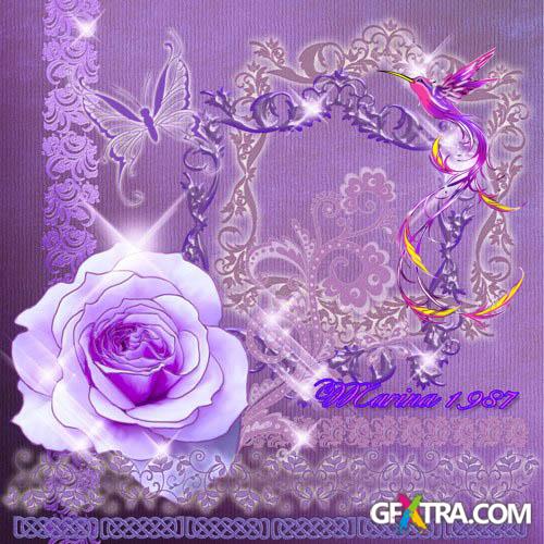 Scrap set Purple Dreams