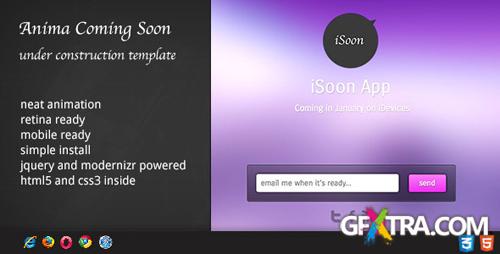 ThemeForest - Anima - Coming Soon Template