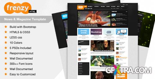 ThemeForest - Frenzy - Responsive Bootstrap Template