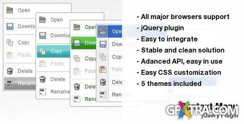 CodeCanyon - jQuery Context Menu Plugin