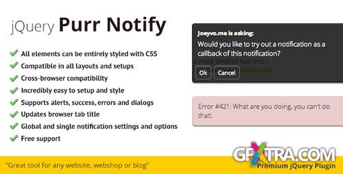 CodeCanyon - jNotify Plugin