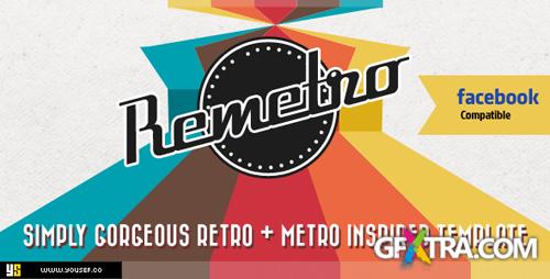 ThemeForest - Remetro | Single Page Portfolio