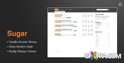 ThemeForest - Sugar - Premium Vanilla Forums Theme