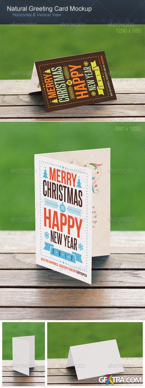 GraphicRiver - Natural Greeting Card Mockup 2769358