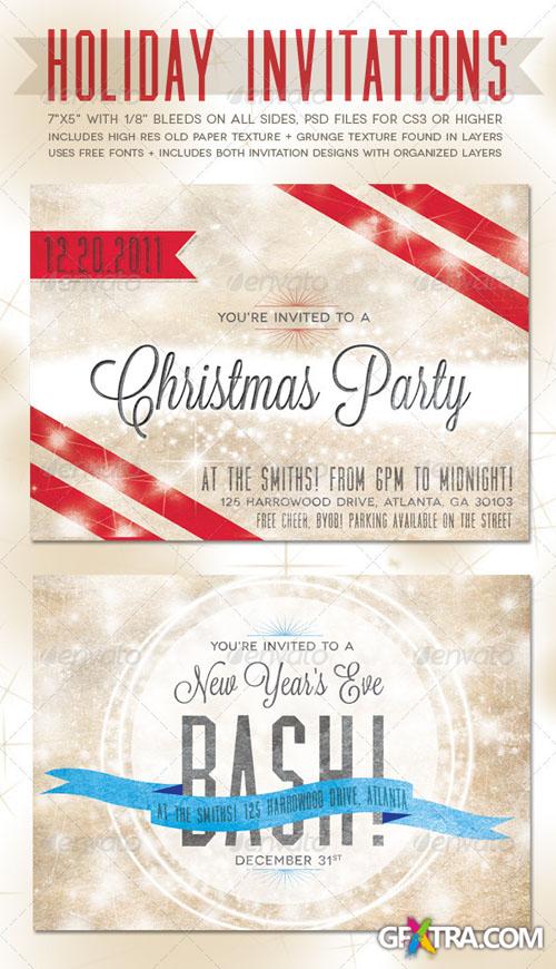 GraphicRiver - Holiday Invitations 977791