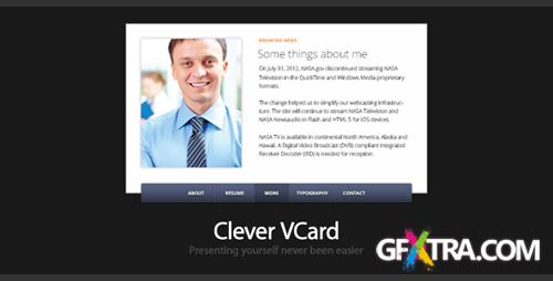 ThemeForest - Clever - Simple & Modern VCard Template