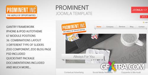 ThemeForest - Prominent - Joomla 1.7 Template