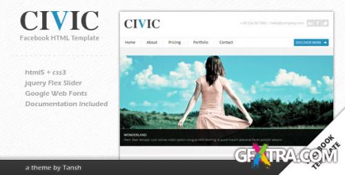 ThemeForest - Civic - Corporate Facebook Template