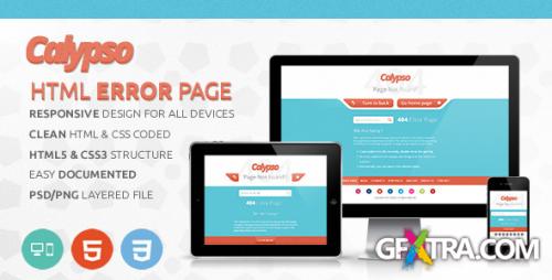 ThemeForest - Calpyso - Responsive HTML Error Page