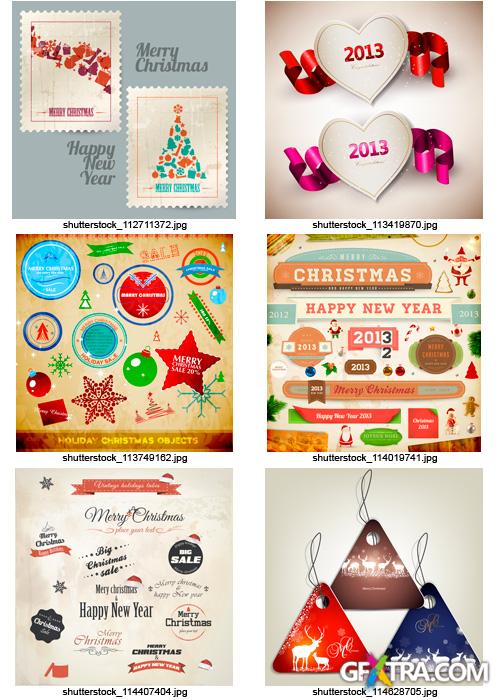 Amazing SS - Christmas Labels & Design Elements, 25xEPS