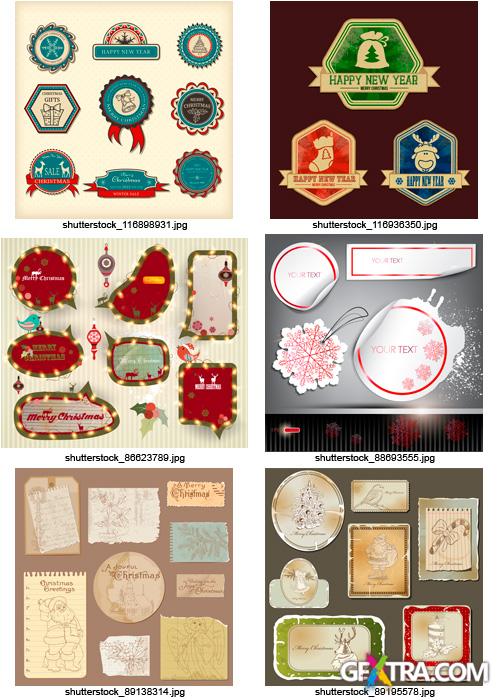 Amazing SS - Christmas Labels & Design Elements, 25xEPS