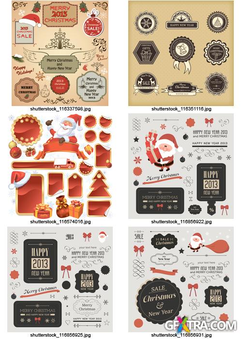 Amazing SS - Christmas Labels & Design Elements, 25xEPS