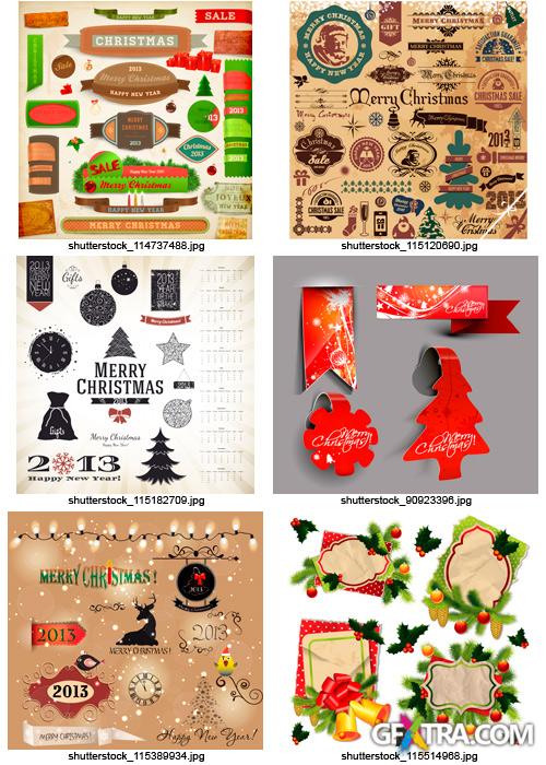 Amazing SS - Christmas Labels & Design Elements, 25xEPS