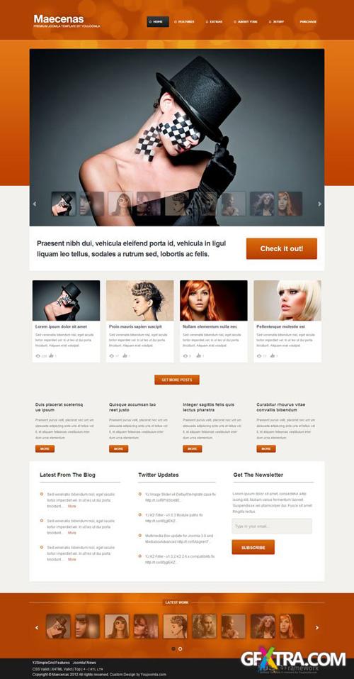 YouJoomla - YJ Maecenas - Template for Joomla 2.5