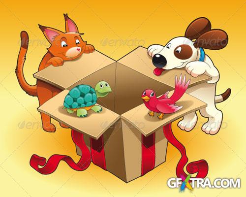 GraphicRiver - Gift and Pets 152547